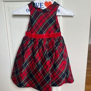 Janie and Jack tartan dress size 2t